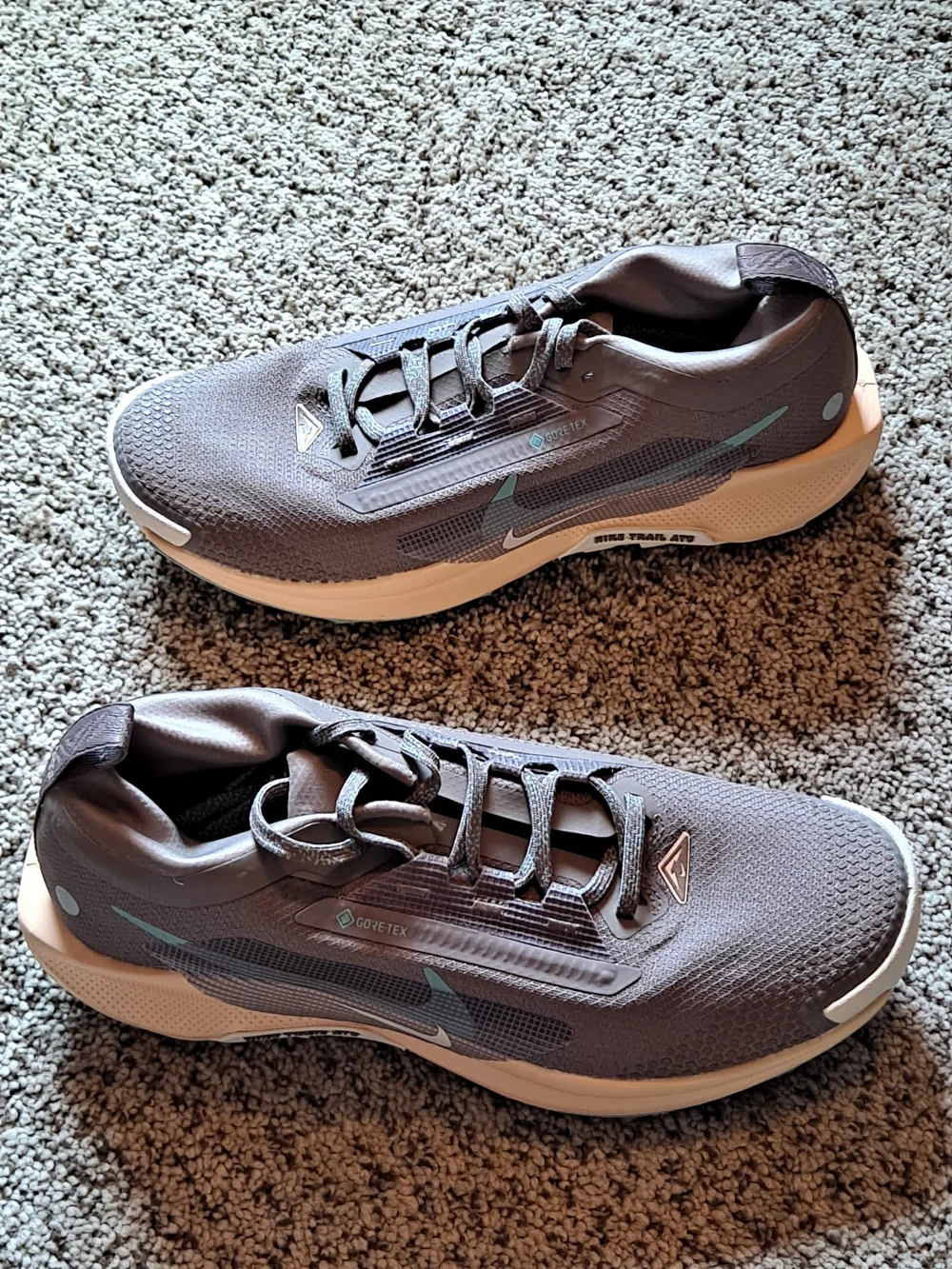 Nike Pegasus Trail 5 GORE-TEX Mink Brown Women's Size 10 - Picture 2 of 10
